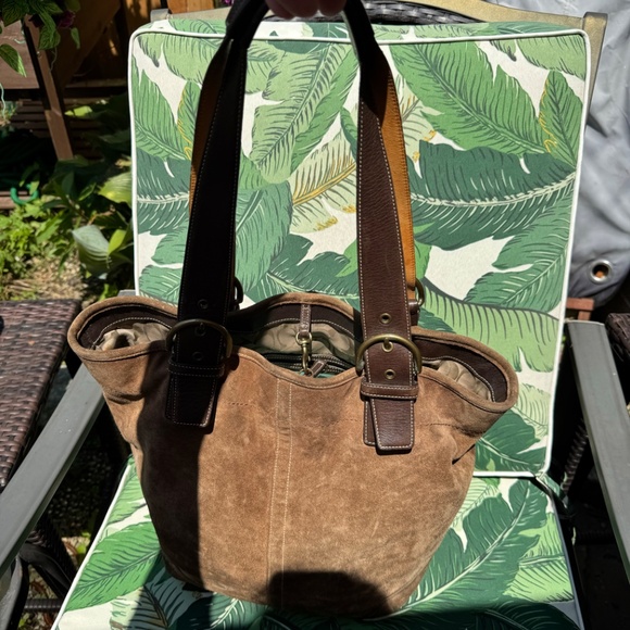 Vintage Coach Legacy XL Suede Duffle #9322 - Picture 8 of 14